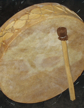 American Indian 7" Hoop Drum