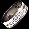 12" Stamped German Silver Armband