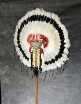 Black Cloud Authentic Navajo Indian Headdress WarBonnet