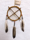 4" Dreamcatcher with Crossed Arrows