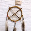 4" Dreamcatcher with Crossed Arrows