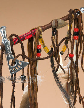 7.5" Navajo Indian Tomahawk Pipe