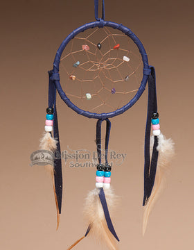 4" Native American Dream Catcher - Purple
