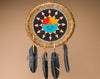 11.5" Native American Rawhide Sun Face Shield