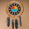 11.5" Native American Rawhide Sun Face Shield