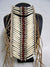 Small Ivory Native American Breastplate with Red Stones