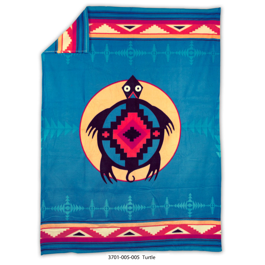 Fleece Indian Blanket Turtle by Missouri River