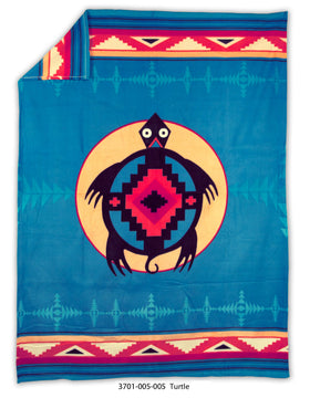 Fleece Indian Blanket - Turtle by Missouri River