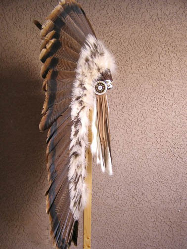 Native American Half Trailer Warbonnet